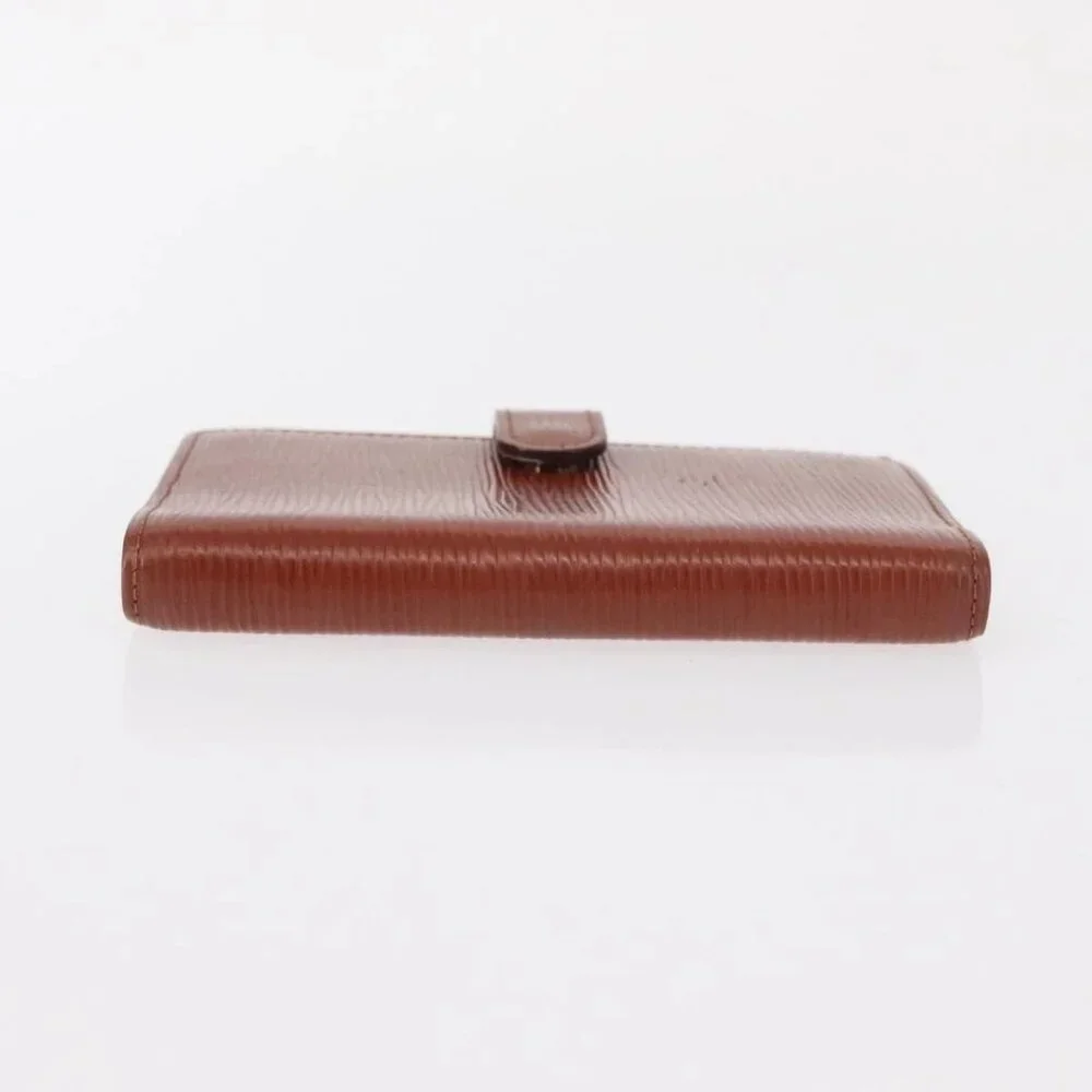 LOUIS VUITTON Epi Agenda PM Day Planner Cover Brown